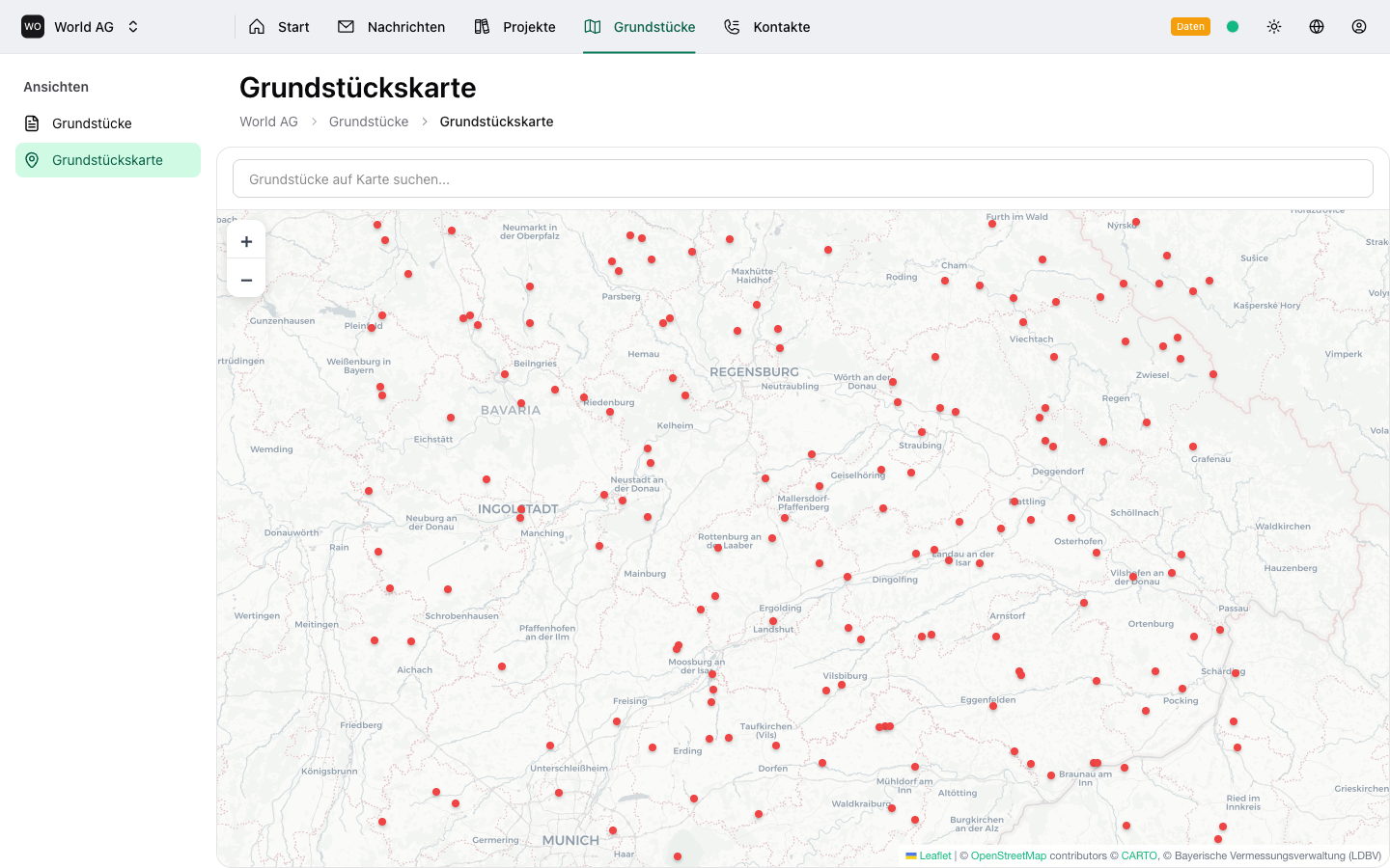 TeamDT Property Management with Map